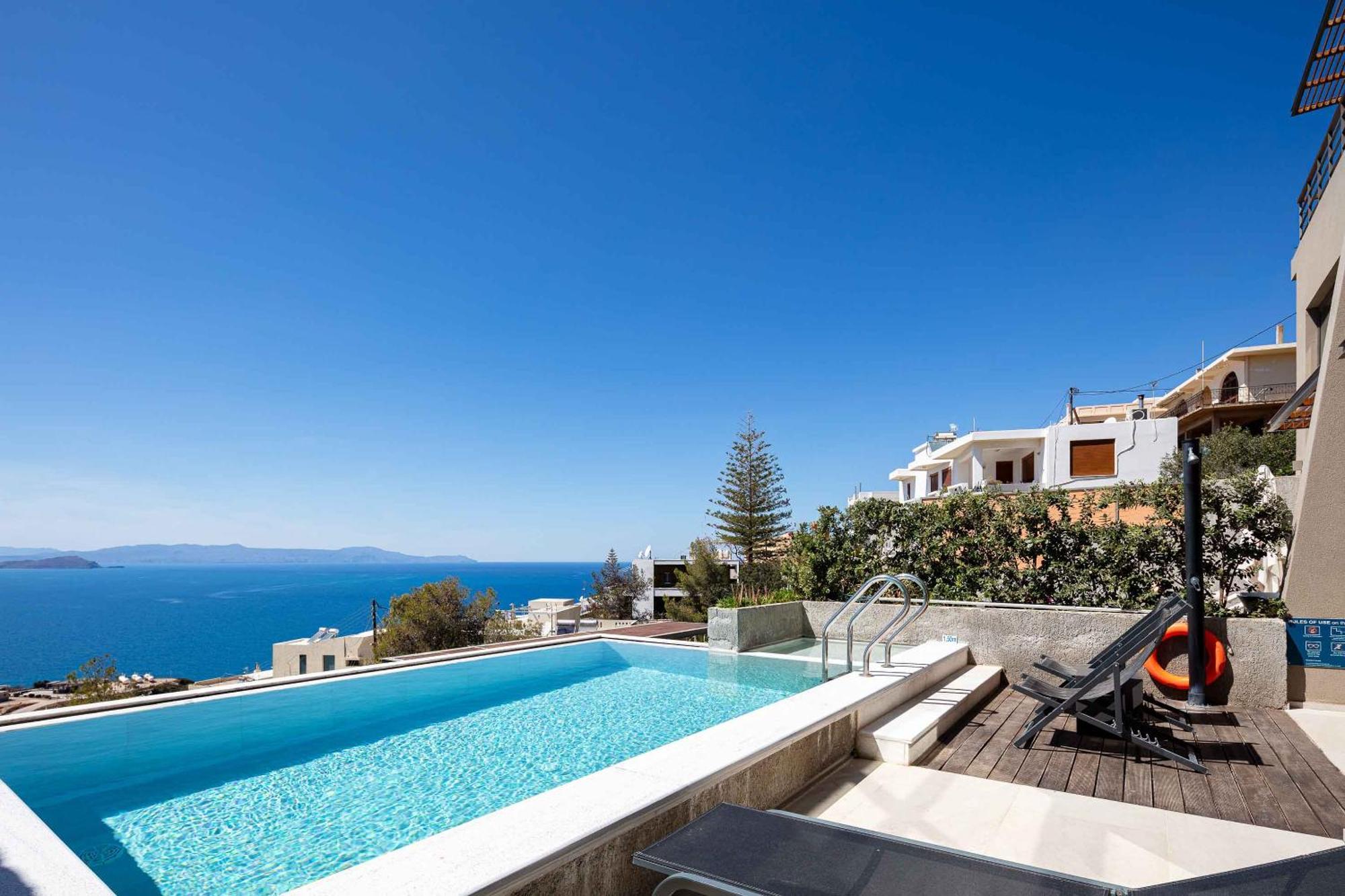 Omnia Luxury Villas - "Heated" Pools & Breathtaking Seaviews! La Canée Extérieur photo