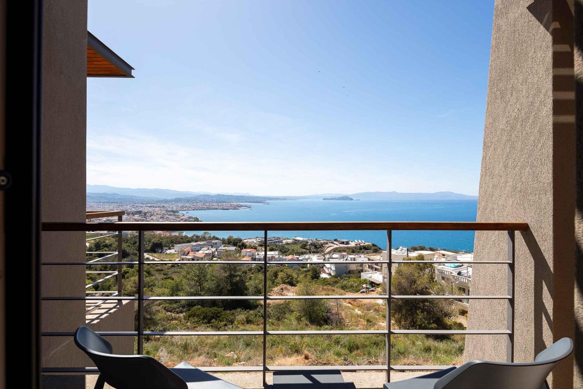 Omnia Luxury Villas - "Heated" Pools & Breathtaking Seaviews! La Canée Extérieur photo