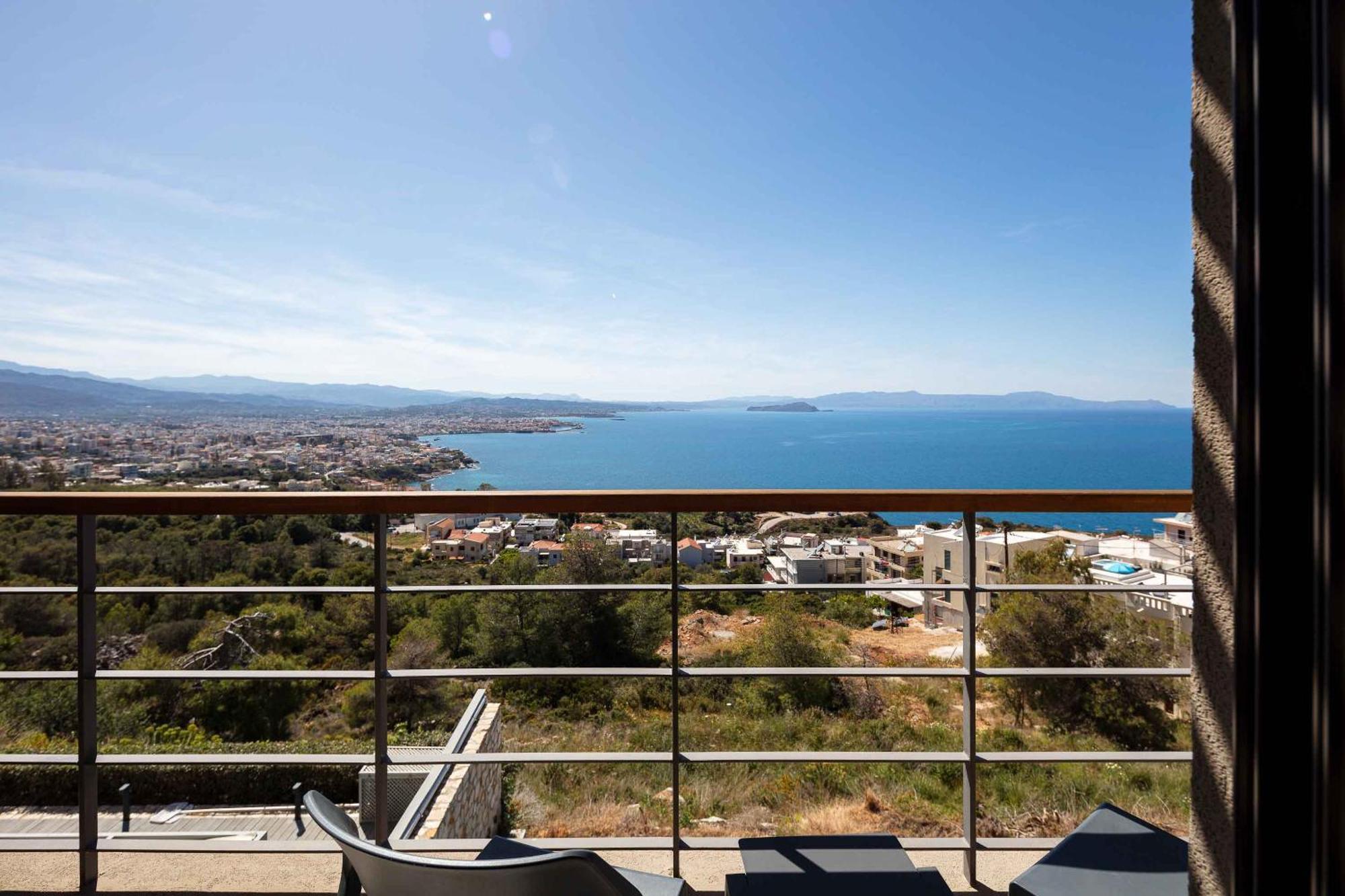 Omnia Luxury Villas - "Heated" Pools & Breathtaking Seaviews! La Canée Extérieur photo