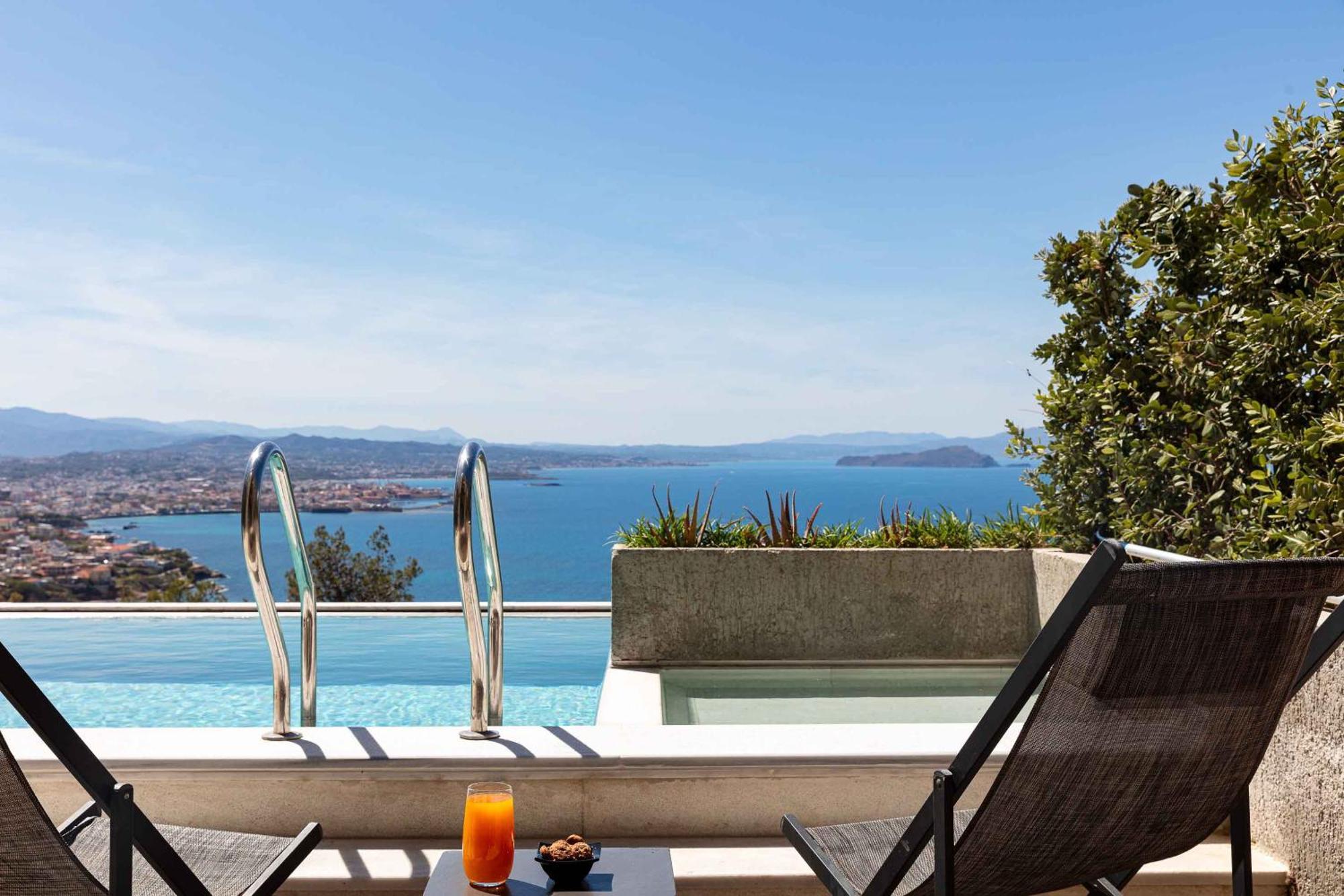 Omnia Luxury Villas - "Heated" Pools & Breathtaking Seaviews! La Canée Extérieur photo