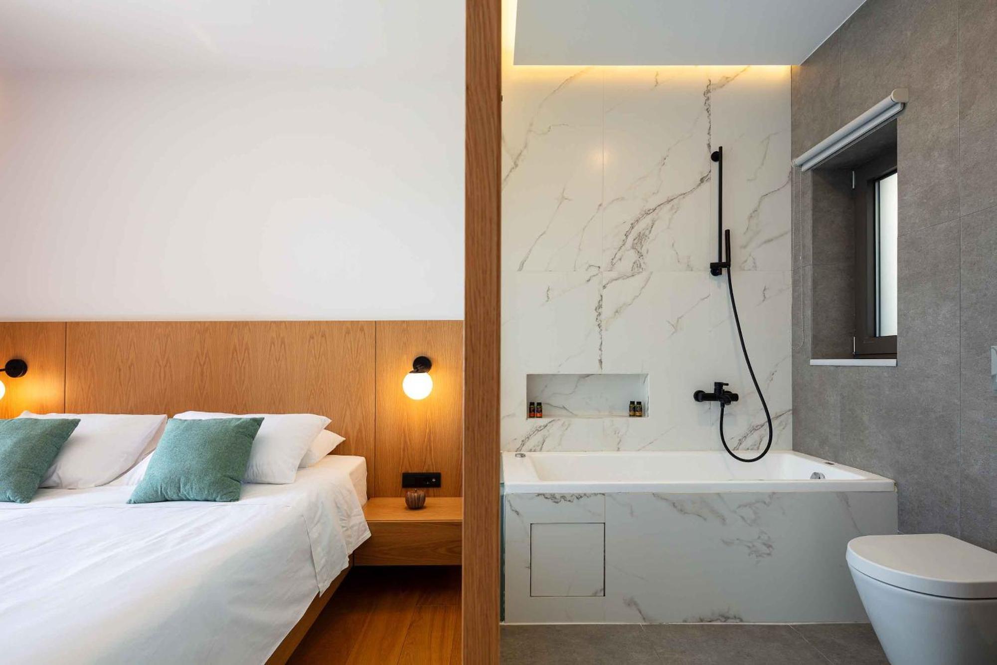 Omnia Luxury Villas - "Heated" Pools & Breathtaking Seaviews! La Canée Extérieur photo