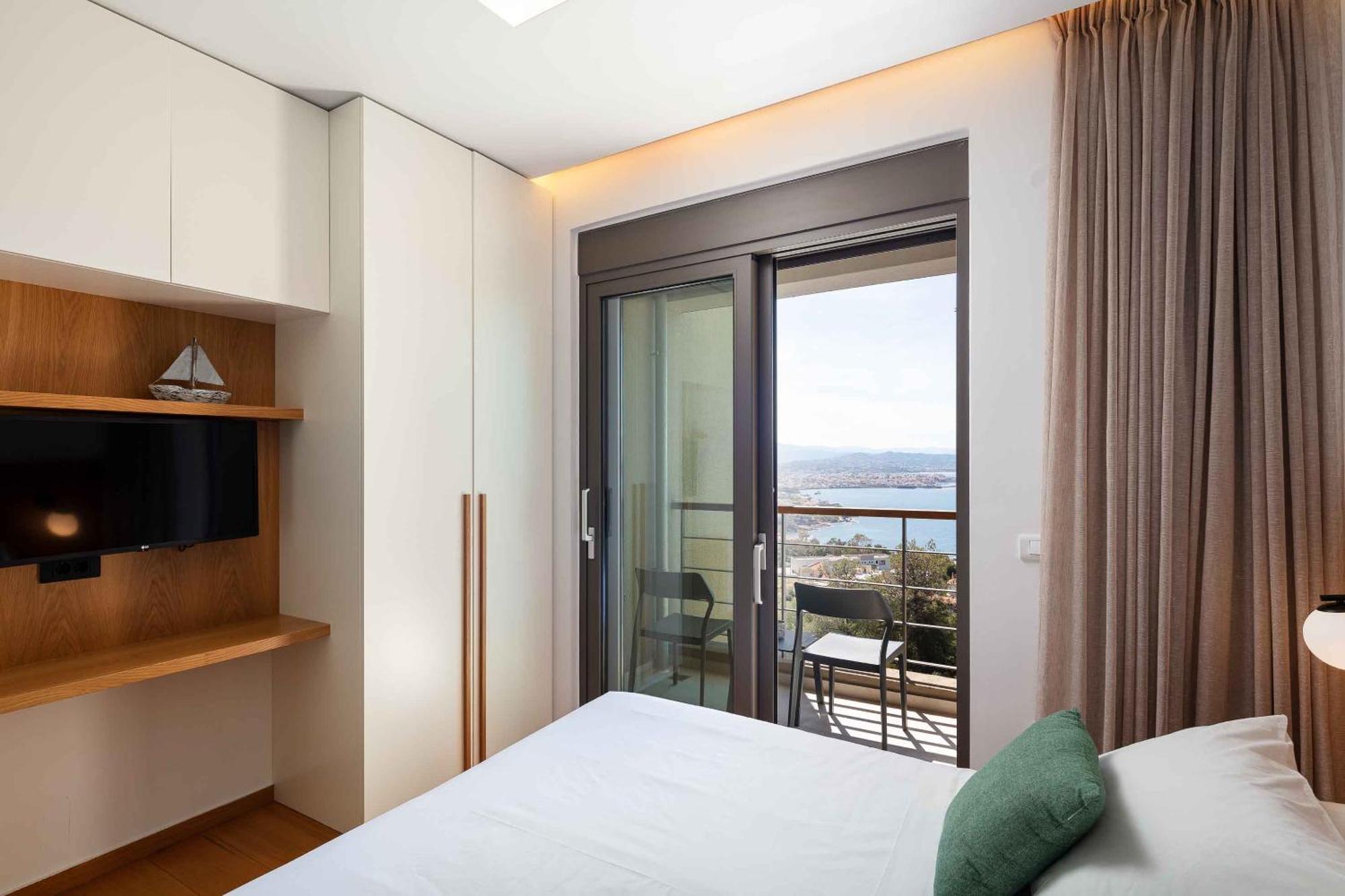 Omnia Luxury Villas - "Heated" Pools & Breathtaking Seaviews! La Canée Chambre photo