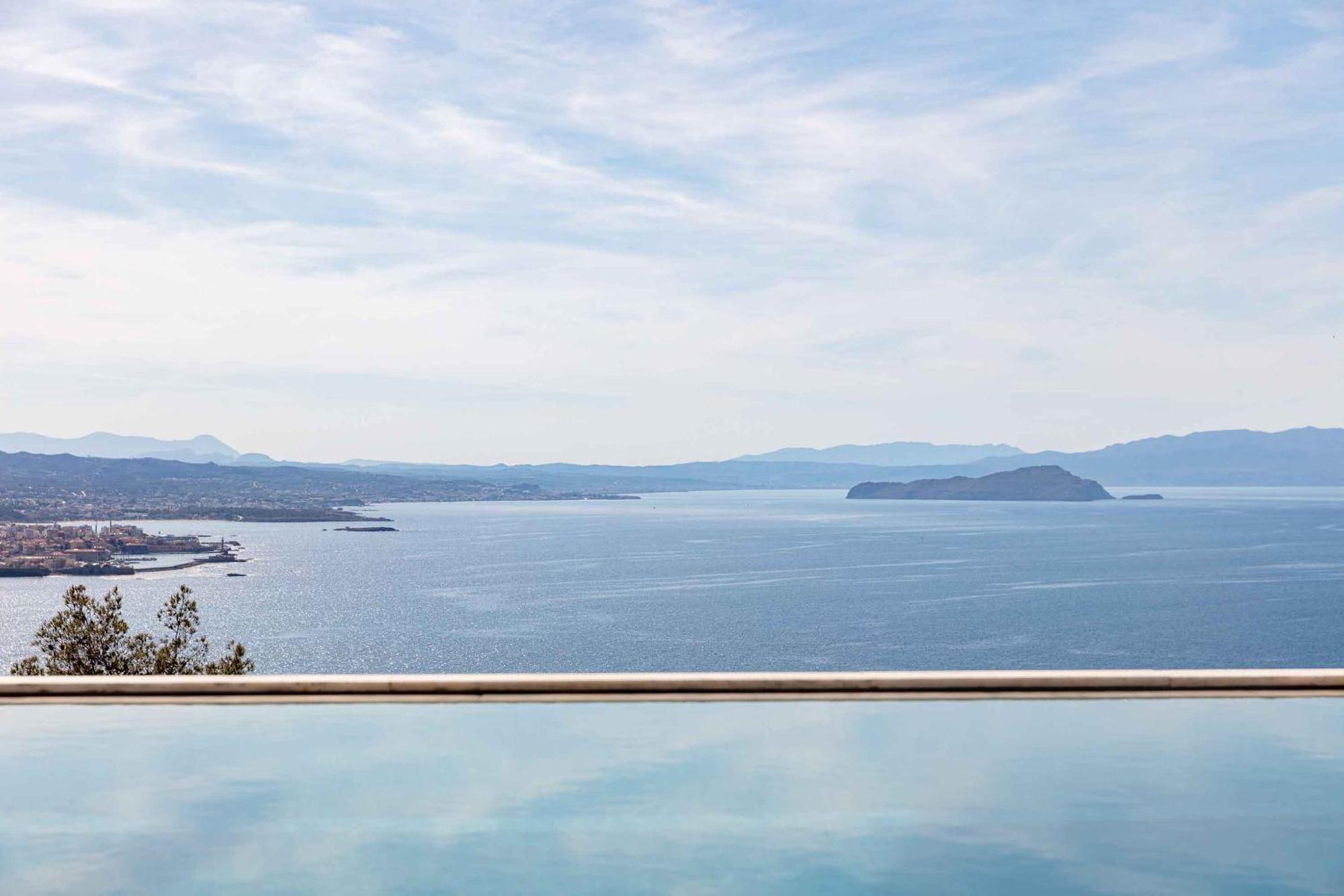 Omnia Luxury Villas - "Heated" Pools & Breathtaking Seaviews! La Canée Chambre photo