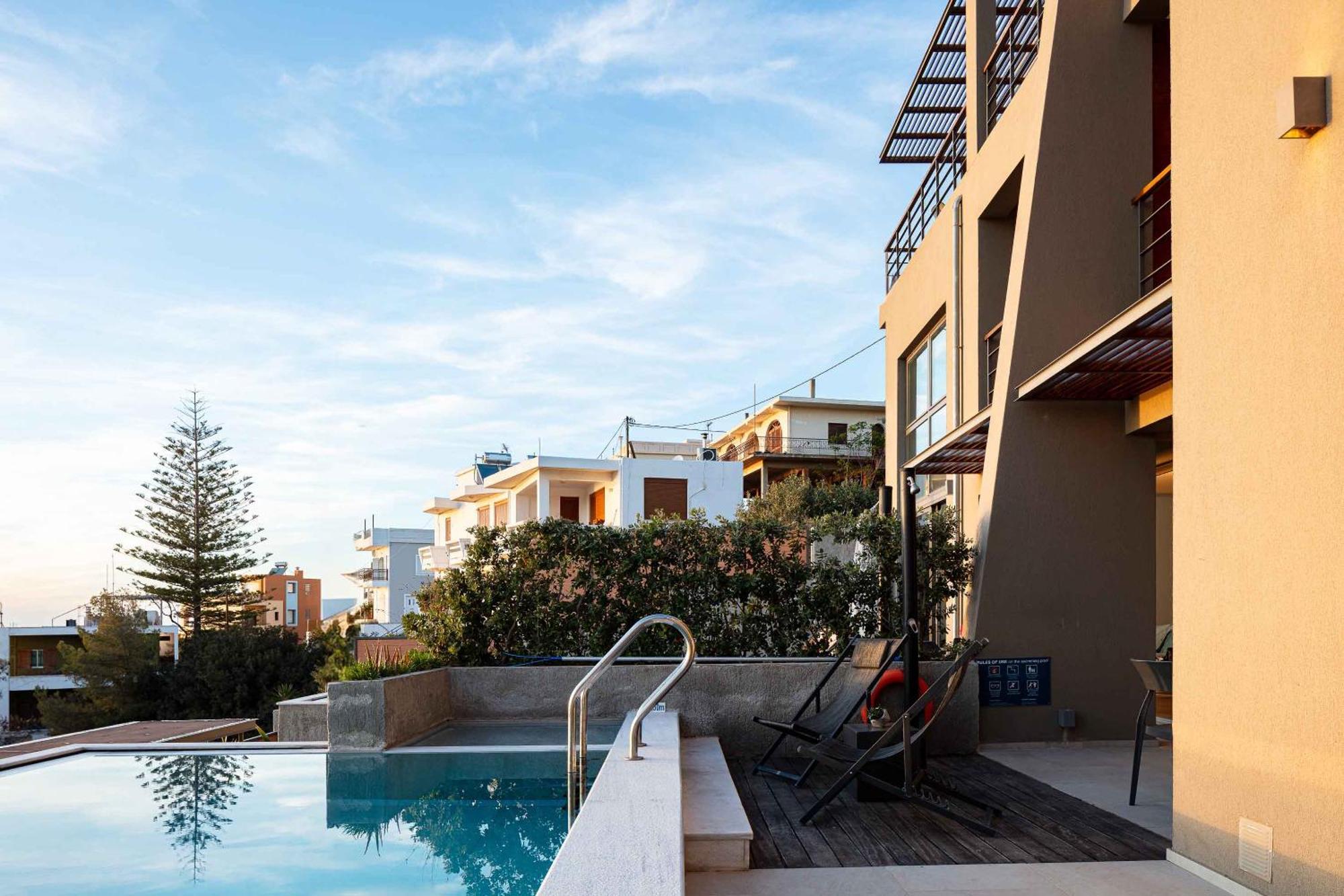 Omnia Luxury Villas - "Heated" Pools & Breathtaking Seaviews! La Canée Chambre photo