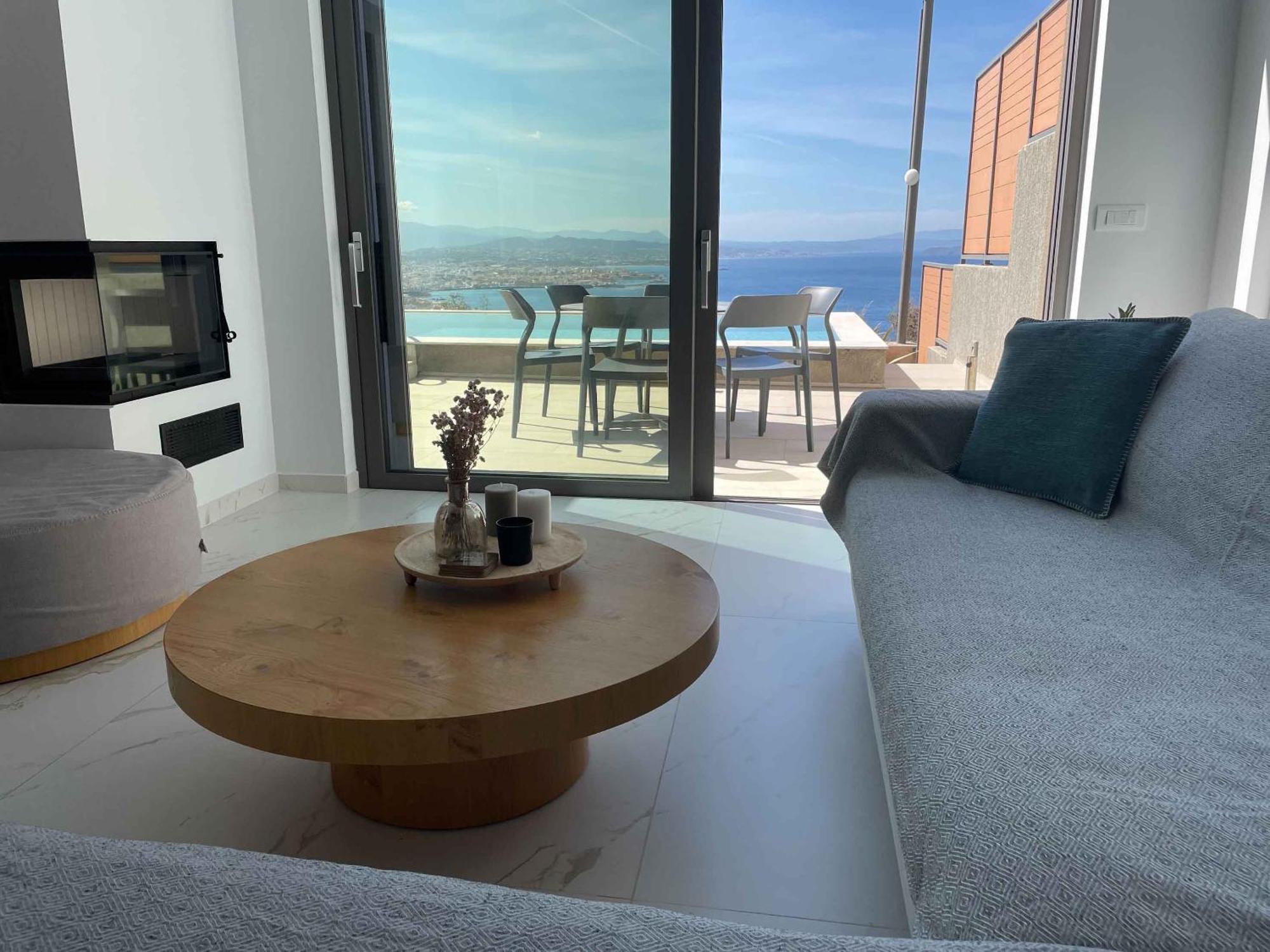 Omnia Luxury Villas - "Heated" Pools & Breathtaking Seaviews! La Canée Chambre photo
