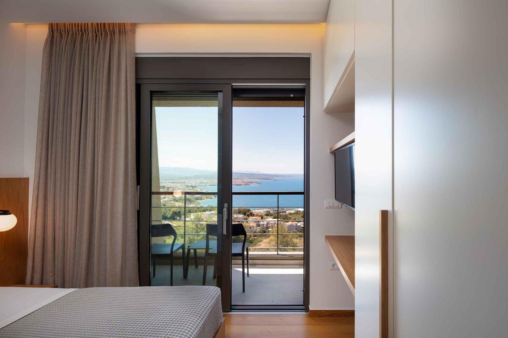 Omnia Luxury Villas - "Heated" Pools & Breathtaking Seaviews! La Canée Chambre photo